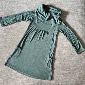 Kate Quinn Teal Casual Kids Dress